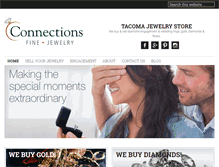 Tablet Screenshot of connectionsfinejewelry.com